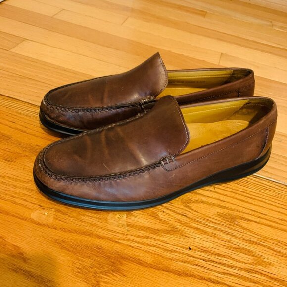 Cole Haan Mens Brown Leather Loafers Size US 10.5 M - Picture 6 of 12